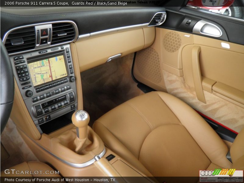 Guards Red / Black/Sand Beige 2006 Porsche 911 Carrera S Coupe