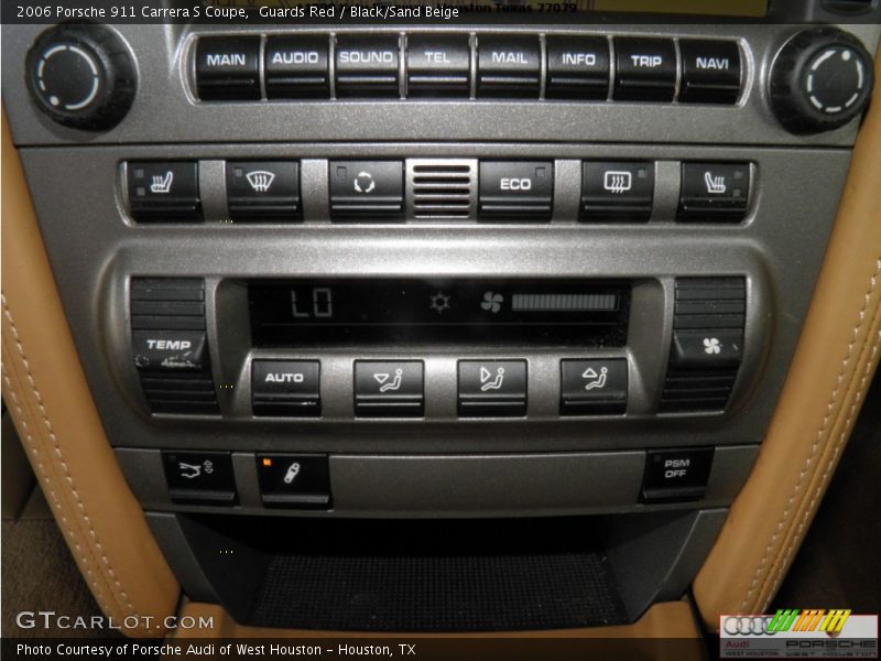 Guards Red / Black/Sand Beige 2006 Porsche 911 Carrera S Coupe