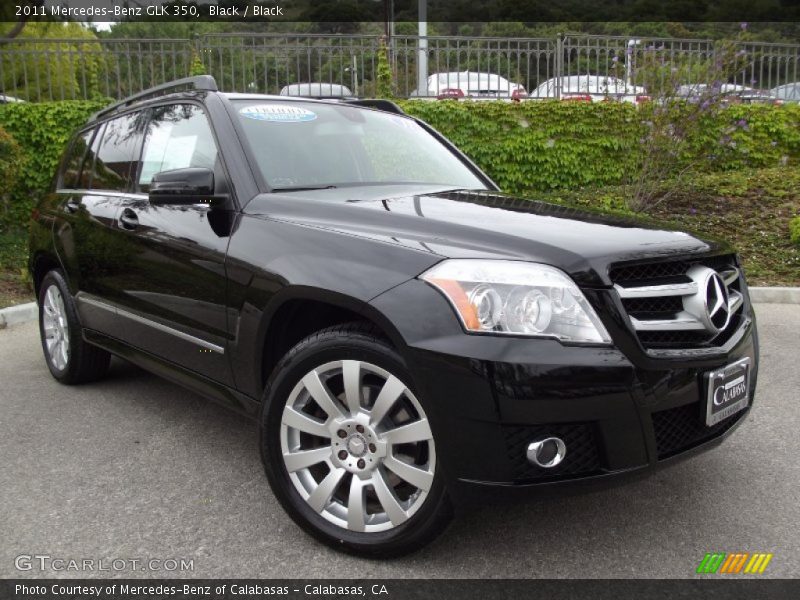 Black / Black 2011 Mercedes-Benz GLK 350