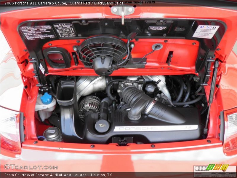 Guards Red / Black/Sand Beige 2006 Porsche 911 Carrera S Coupe