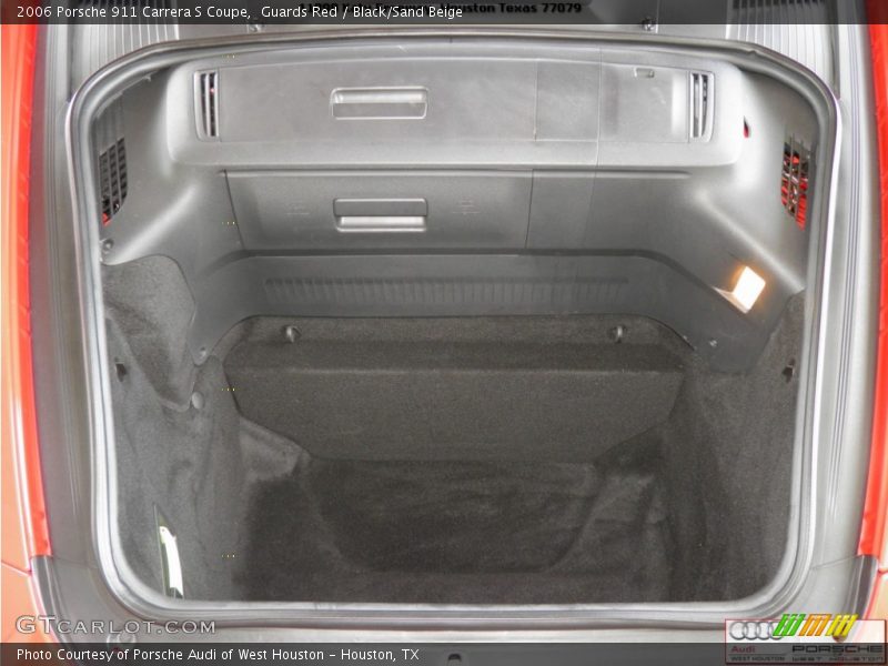 Guards Red / Black/Sand Beige 2006 Porsche 911 Carrera S Coupe