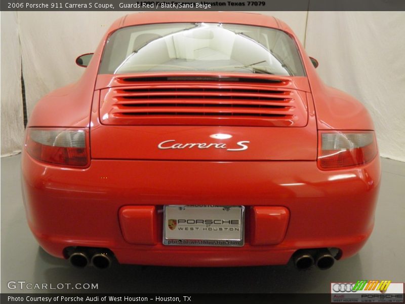 Guards Red / Black/Sand Beige 2006 Porsche 911 Carrera S Coupe