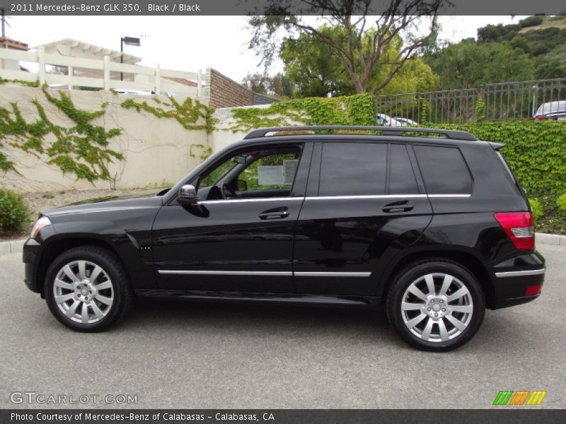 Black / Black 2011 Mercedes-Benz GLK 350
