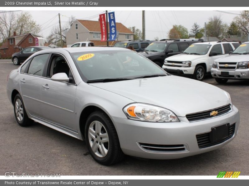 Silver Ice Metallic / Gray 2009 Chevrolet Impala LS