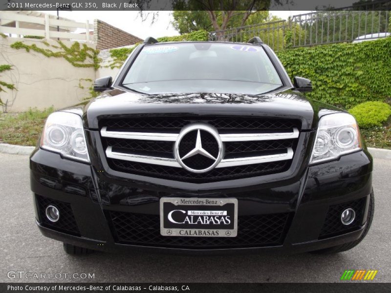 Black / Black 2011 Mercedes-Benz GLK 350