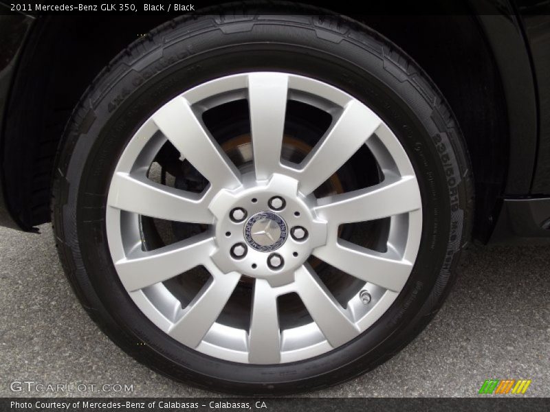 Black / Black 2011 Mercedes-Benz GLK 350