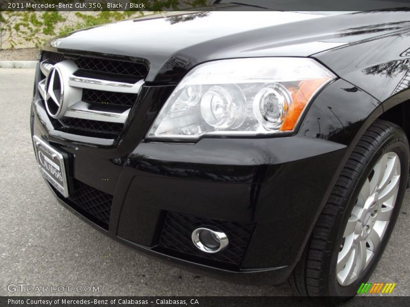 Black / Black 2011 Mercedes-Benz GLK 350