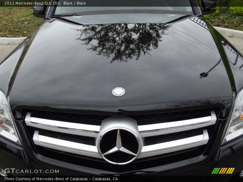 Black / Black 2011 Mercedes-Benz GLK 350