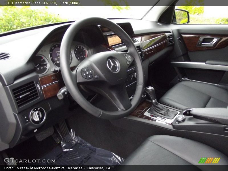 Black / Black 2011 Mercedes-Benz GLK 350