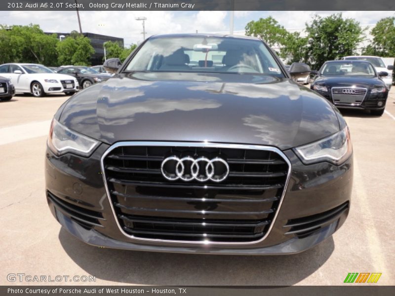 Oolong Gray Metallic / Titanium Gray 2012 Audi A6 2.0T Sedan