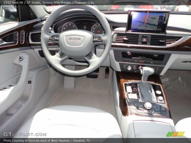 Oolong Gray Metallic / Titanium Gray 2012 Audi A6 2.0T Sedan