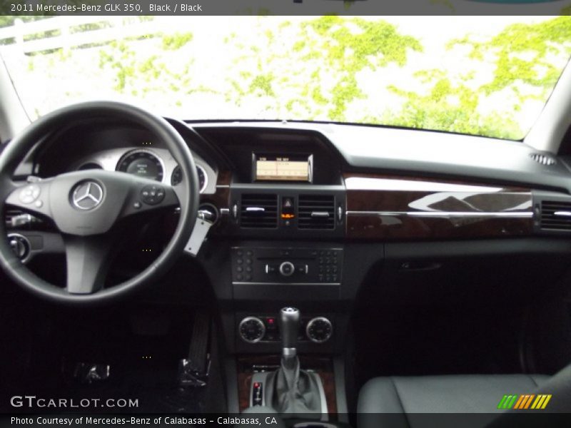 Black / Black 2011 Mercedes-Benz GLK 350