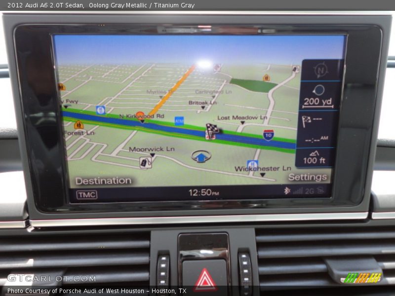 Oolong Gray Metallic / Titanium Gray 2012 Audi A6 2.0T Sedan