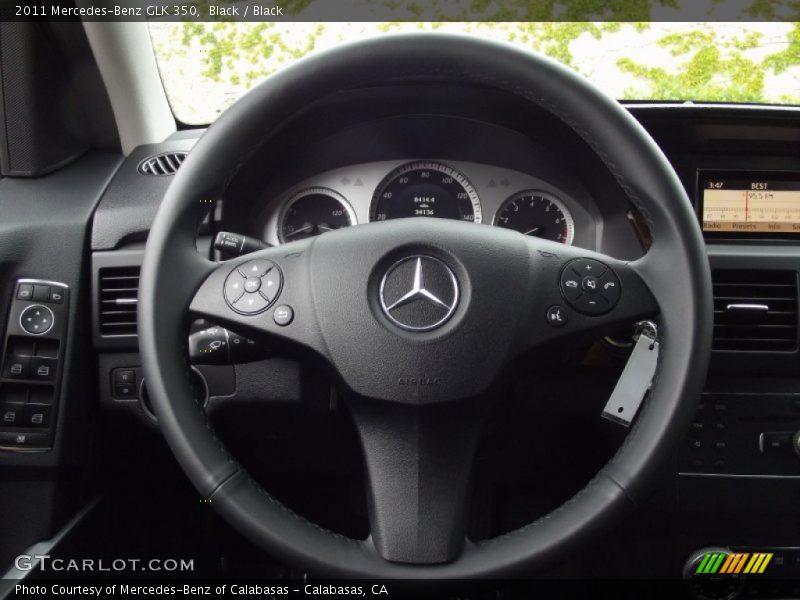 Black / Black 2011 Mercedes-Benz GLK 350