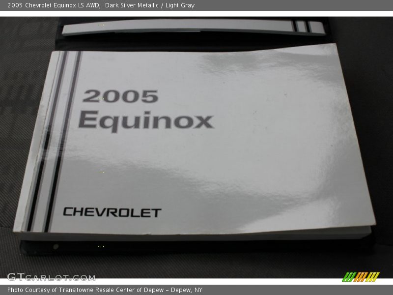 Dark Silver Metallic / Light Gray 2005 Chevrolet Equinox LS AWD
