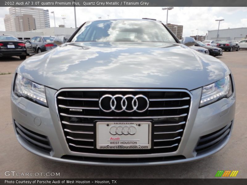 Quartz Grey Metallic / Titanium Grey 2012 Audi A7 3.0T quattro Premium Plus