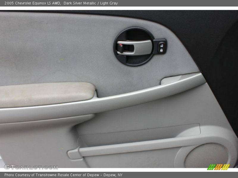 Dark Silver Metallic / Light Gray 2005 Chevrolet Equinox LS AWD