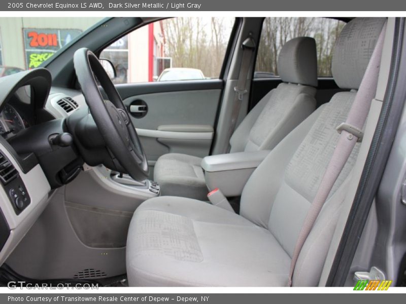 Dark Silver Metallic / Light Gray 2005 Chevrolet Equinox LS AWD