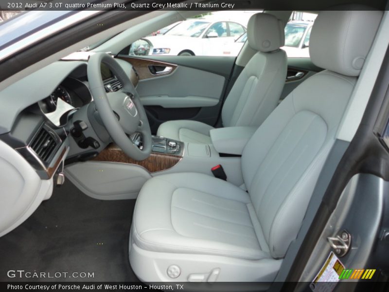 Front Seat of 2012 A7 3.0T quattro Premium Plus