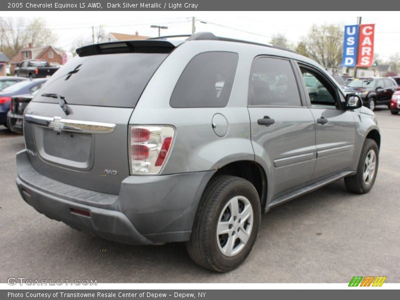 Dark Silver Metallic / Light Gray 2005 Chevrolet Equinox LS AWD