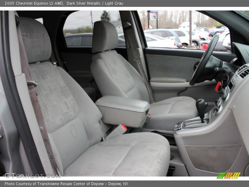 Dark Silver Metallic / Light Gray 2005 Chevrolet Equinox LS AWD
