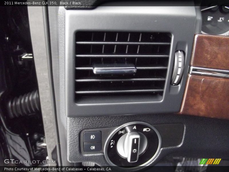 Black / Black 2011 Mercedes-Benz GLK 350