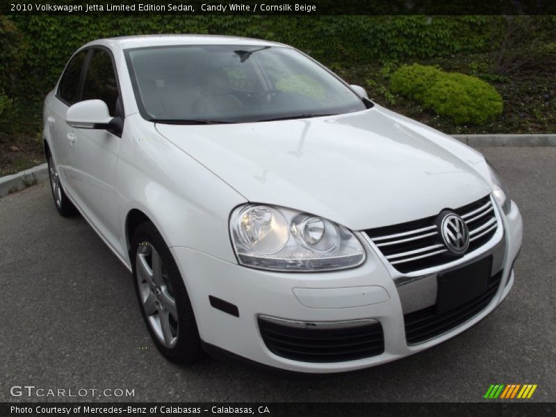Candy White / Cornsilk Beige 2010 Volkswagen Jetta Limited Edition Sedan