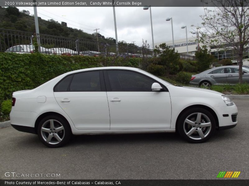 Candy White / Cornsilk Beige 2010 Volkswagen Jetta Limited Edition Sedan