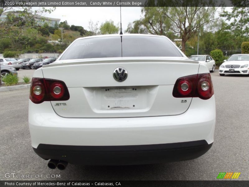 Candy White / Cornsilk Beige 2010 Volkswagen Jetta Limited Edition Sedan