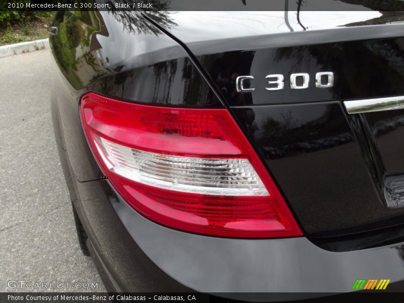 Black / Black 2010 Mercedes-Benz C 300 Sport