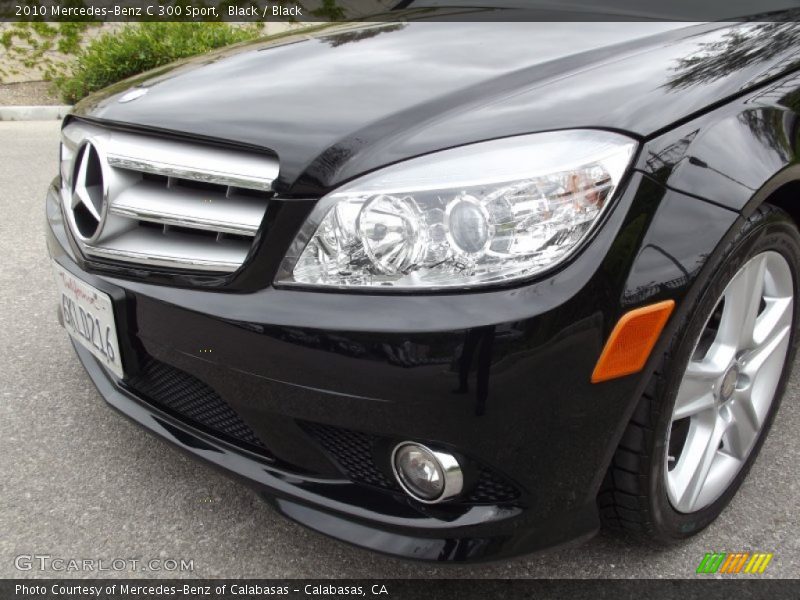 Black / Black 2010 Mercedes-Benz C 300 Sport