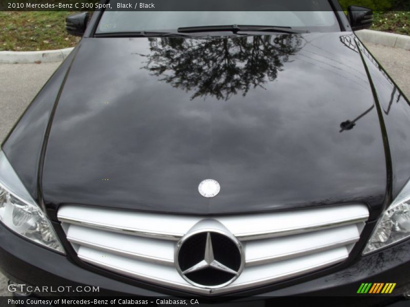 Black / Black 2010 Mercedes-Benz C 300 Sport
