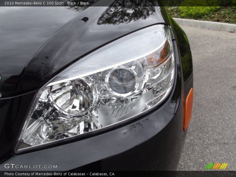 Black / Black 2010 Mercedes-Benz C 300 Sport