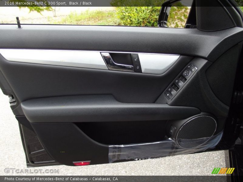 Black / Black 2010 Mercedes-Benz C 300 Sport