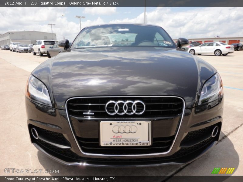 Oolong Gray Metallic / Black 2012 Audi TT 2.0T quattro Coupe