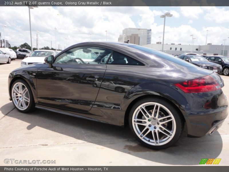 Oolong Gray Metallic / Black 2012 Audi TT 2.0T quattro Coupe