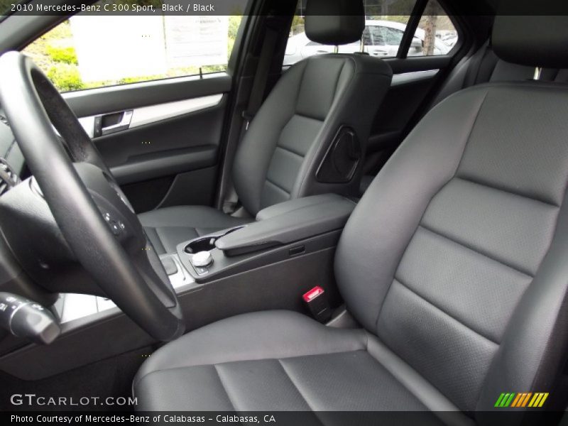 Black / Black 2010 Mercedes-Benz C 300 Sport