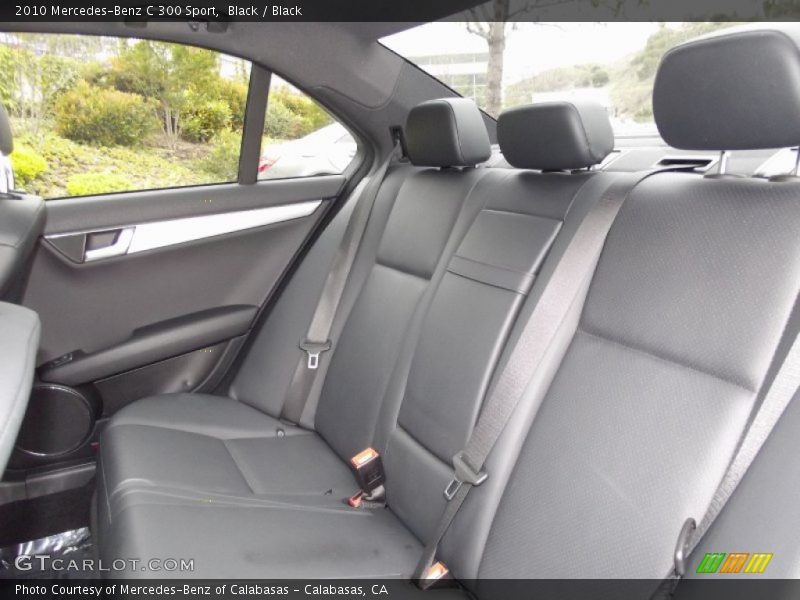 Black / Black 2010 Mercedes-Benz C 300 Sport