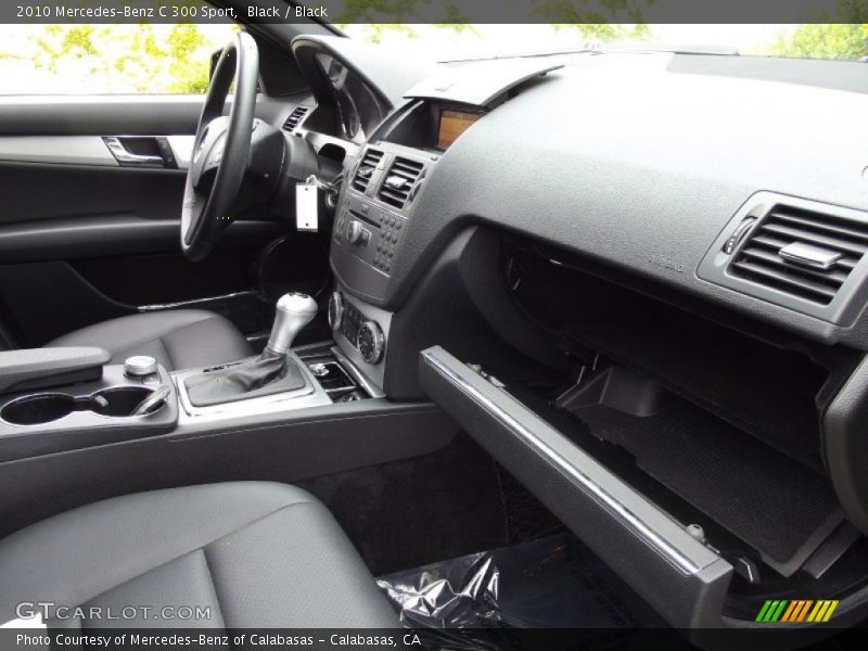Black / Black 2010 Mercedes-Benz C 300 Sport