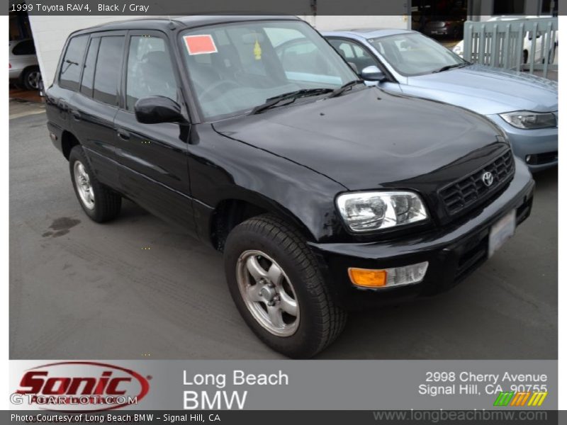 Black / Gray 1999 Toyota RAV4