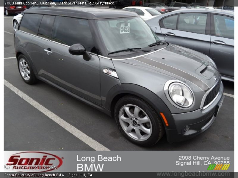 Dark Silver Metallic / Grey/Black 2008 Mini Cooper S Clubman