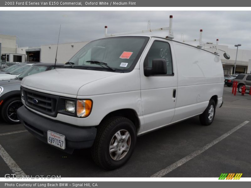 Oxford White / Medium Flint 2003 Ford E Series Van E150 Commercial