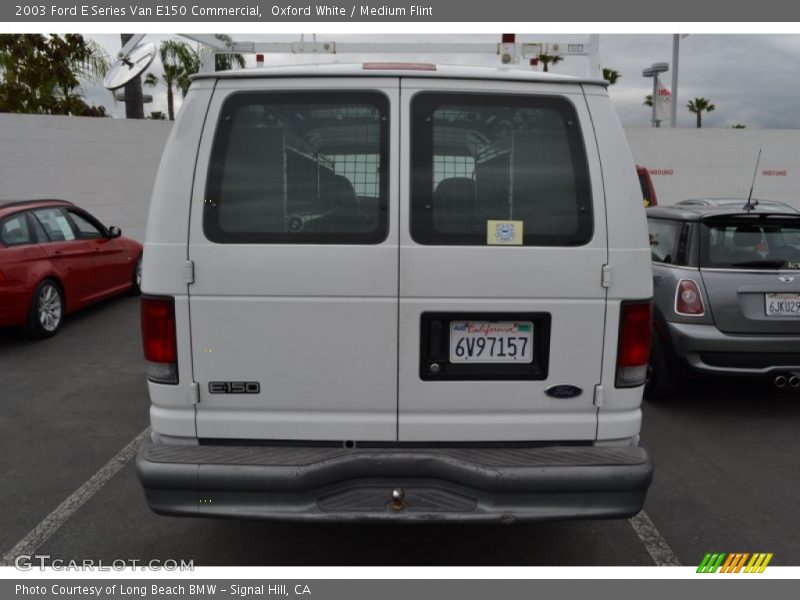 Oxford White / Medium Flint 2003 Ford E Series Van E150 Commercial