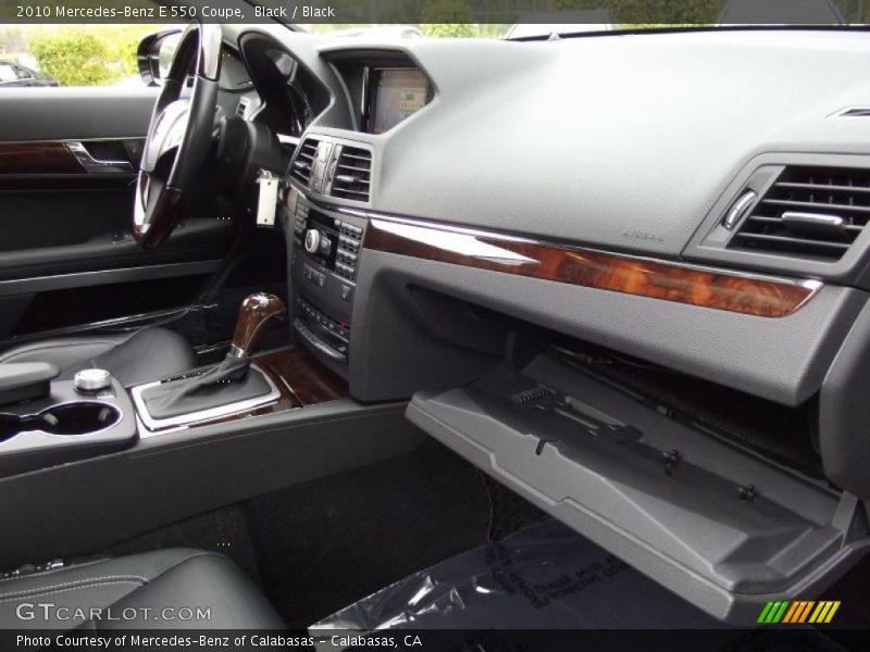 Black / Black 2010 Mercedes-Benz E 550 Coupe