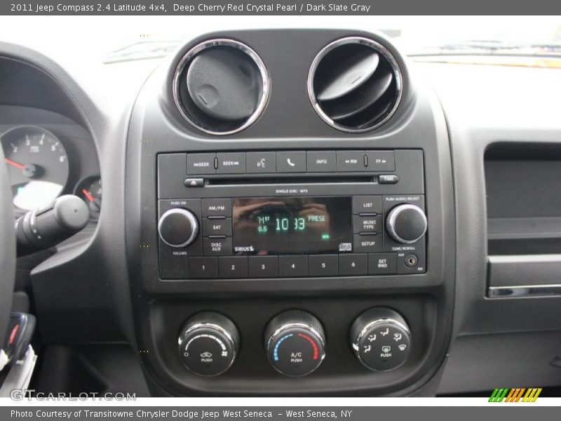 Deep Cherry Red Crystal Pearl / Dark Slate Gray 2011 Jeep Compass 2.4 Latitude 4x4