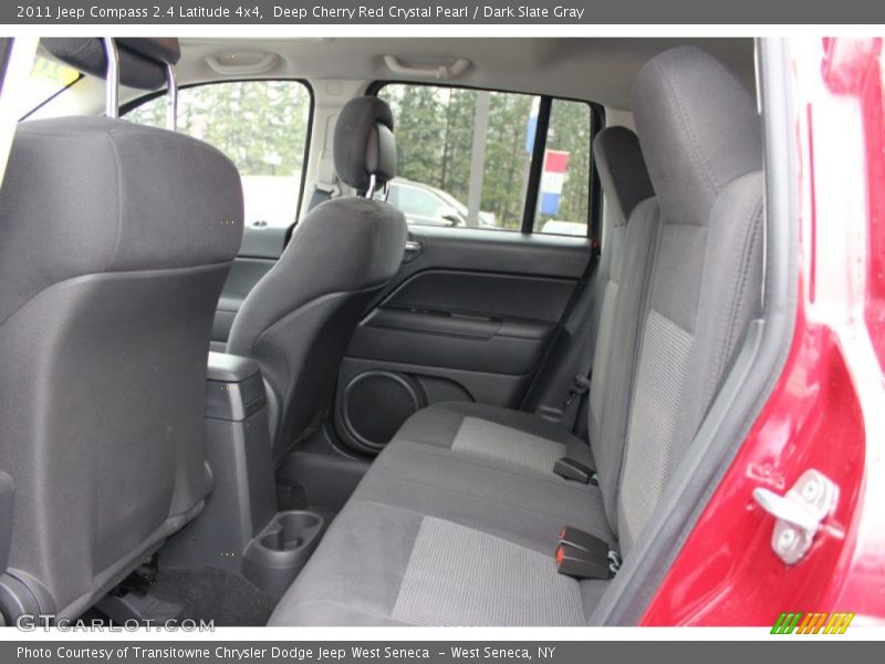 Deep Cherry Red Crystal Pearl / Dark Slate Gray 2011 Jeep Compass 2.4 Latitude 4x4