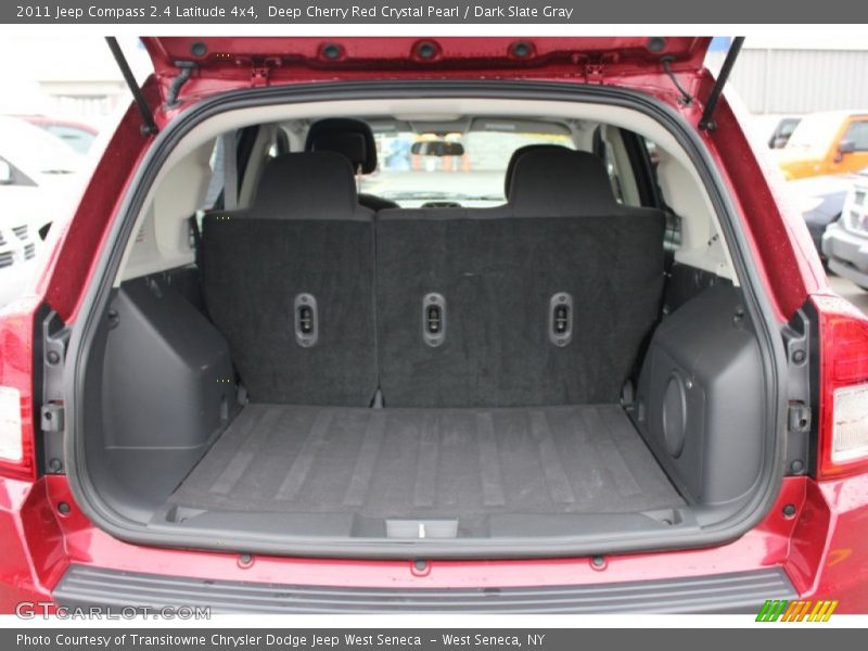 Deep Cherry Red Crystal Pearl / Dark Slate Gray 2011 Jeep Compass 2.4 Latitude 4x4