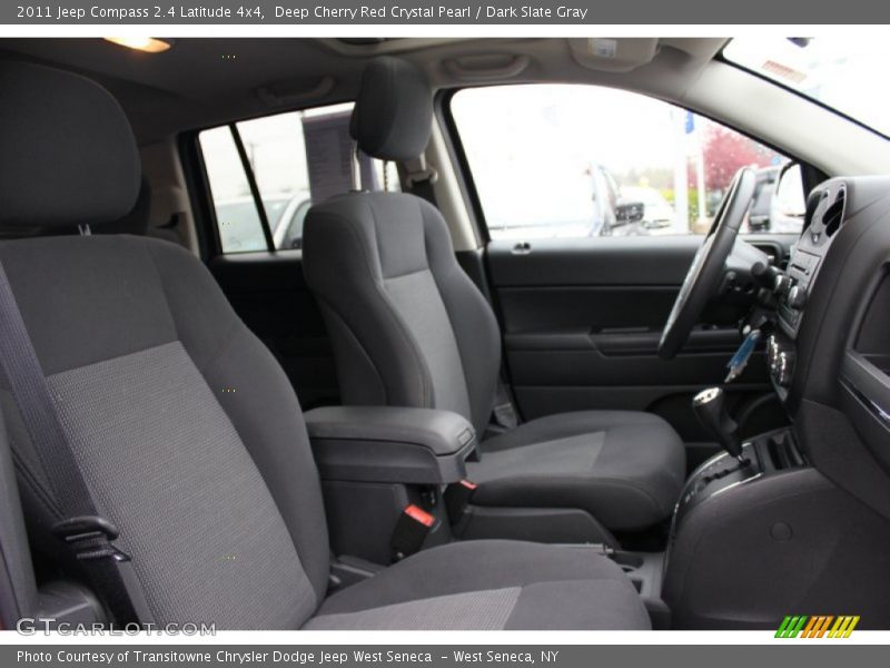 Deep Cherry Red Crystal Pearl / Dark Slate Gray 2011 Jeep Compass 2.4 Latitude 4x4