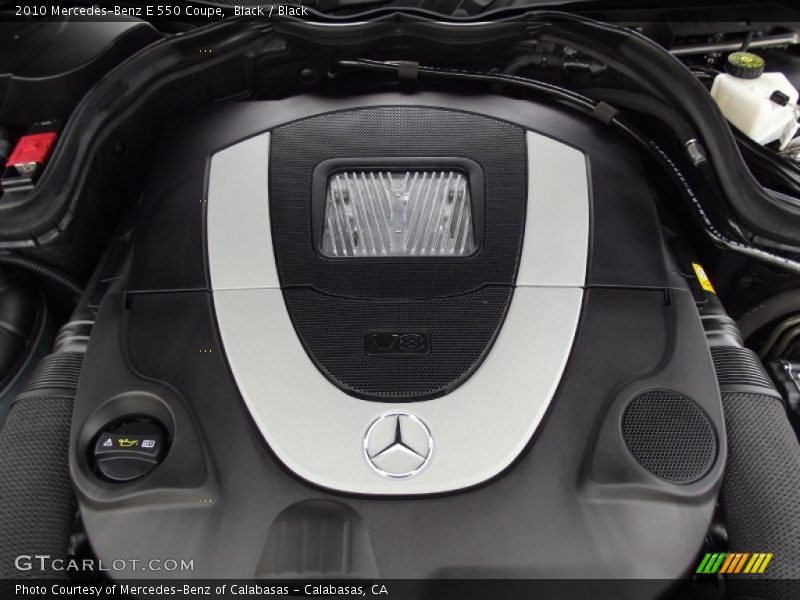 Black / Black 2010 Mercedes-Benz E 550 Coupe