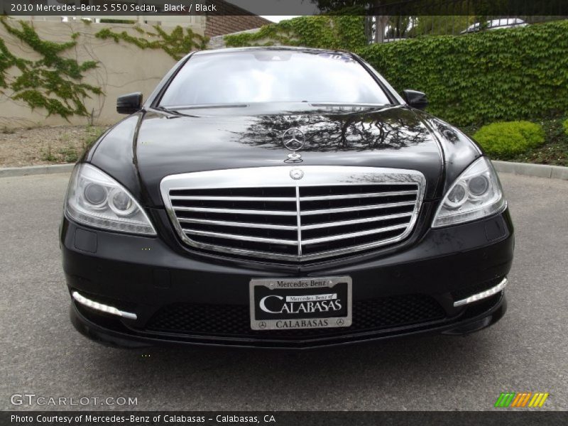 Black / Black 2010 Mercedes-Benz S 550 Sedan